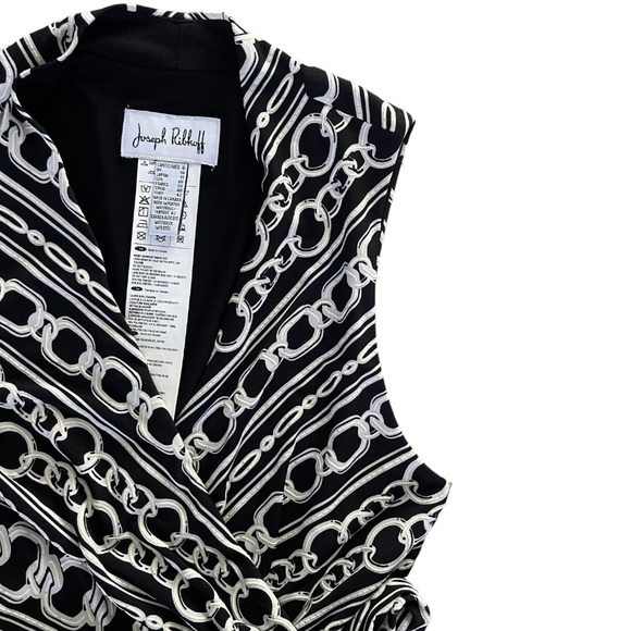 JOSEPH RIBKOFF Sleeveless Chain Print Jumpsuit - Picture 9 of 11